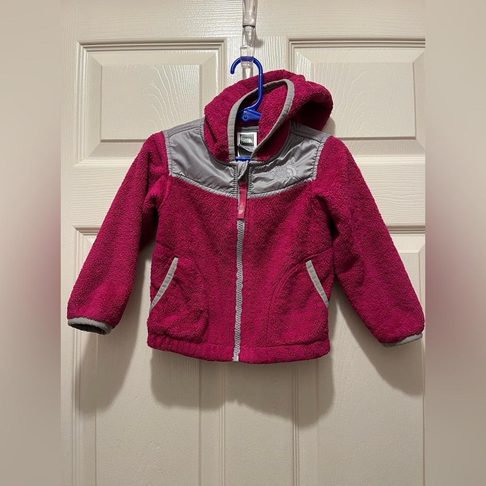 Toddler Girl’s North Face Fleece Hooded Jacket - 2T